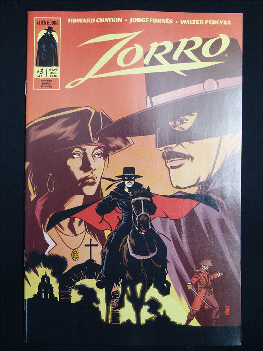ZORRO #3 Cvr A - Sep 2026 Alien Books Comic #46S