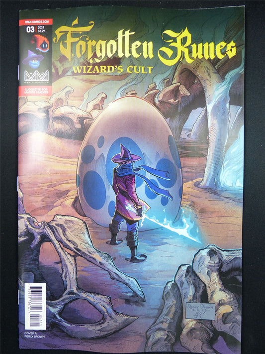 FORGOTTEN Runes: Wizard's Cult #3 - Mar 2024 Titan Comic #4FN