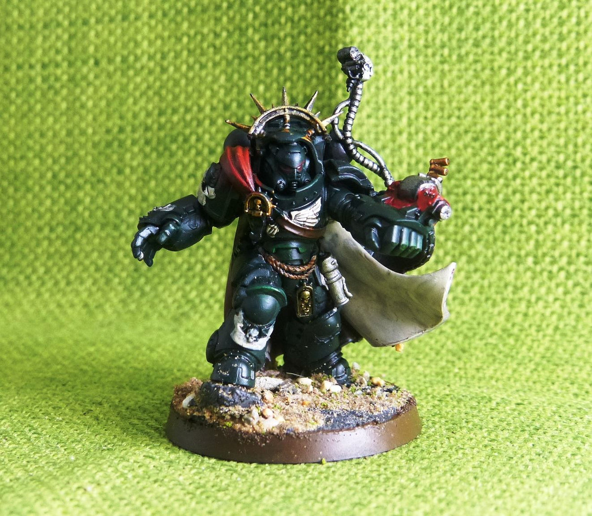 Space Marines - Captain in Gravis Armour - Painted - Warhammer AoS 40k #HU