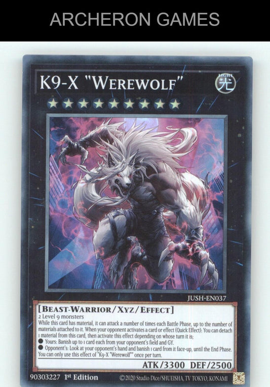 K9-X "Werewolf" SR YUGIOH Card