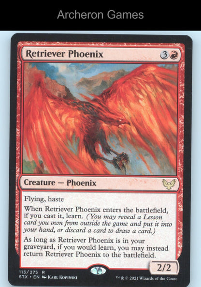 Retriever Phoenix 113 R MTG Card Promo Pack: Strixhaven