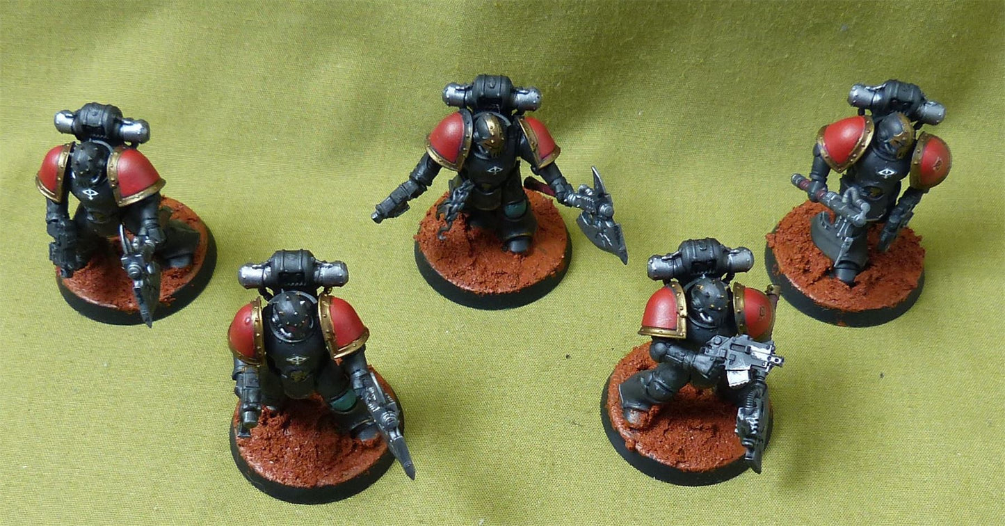 Space Marine Squad set of 5 - Space Marines - Warhammer 40K #2ST