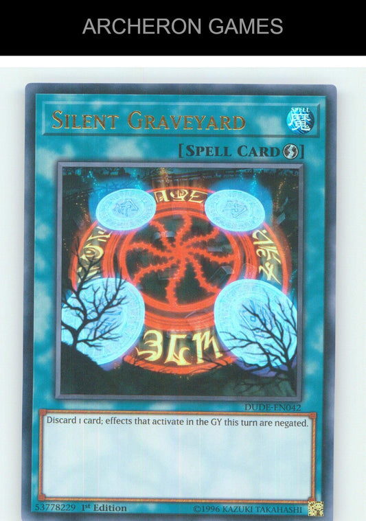 Silent Graveyard UR YUGIOH Card 1st Edition