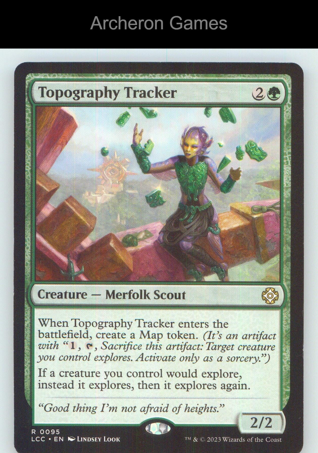 Topography Tracker LCC 95 R MTG Card NM/EX+