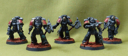 Space Marine Squad set of 5 - Space Marines - Warhammer 40K #2ST