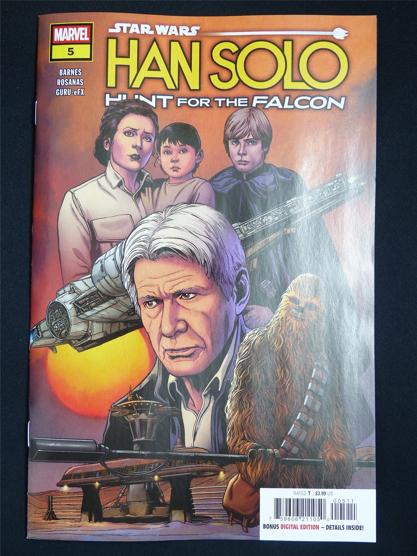 STAR Wars: Han Solo Hunt for the Falcon #5 - Mar 2026 Marvel Comic #10K