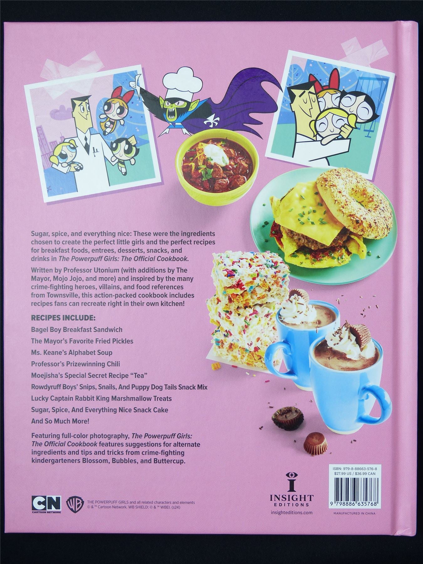 The Powerpuff Girls Official Cookbook - Gift Book Hardback - B&B Jan 2025 DSTLRY Comic Magazine #7S5