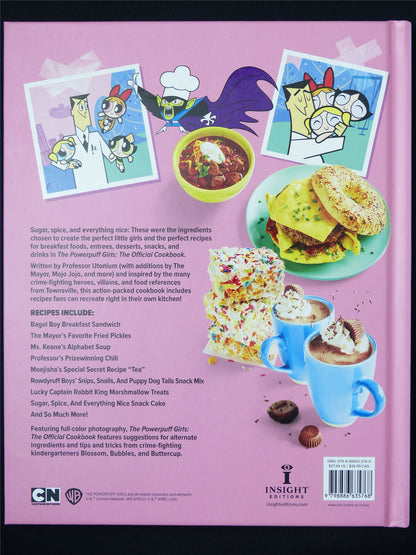 The Powerpuff Girls Official Cookbook - Gift Book Hardback - B&B Jan 2025 DSTLRY Comic Magazine #7S5