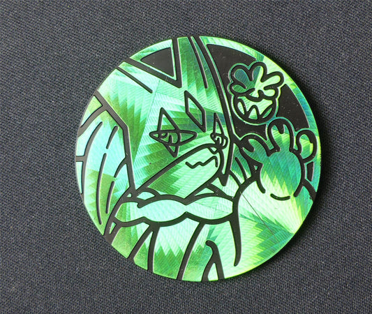 Green Meowscarada - Jumbo Pokemon Coin #3SY