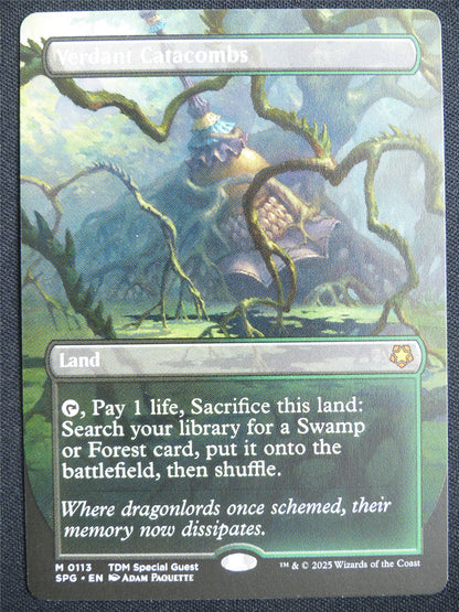Verdant Catacombs Borderless - SPG - Mtg Card #237