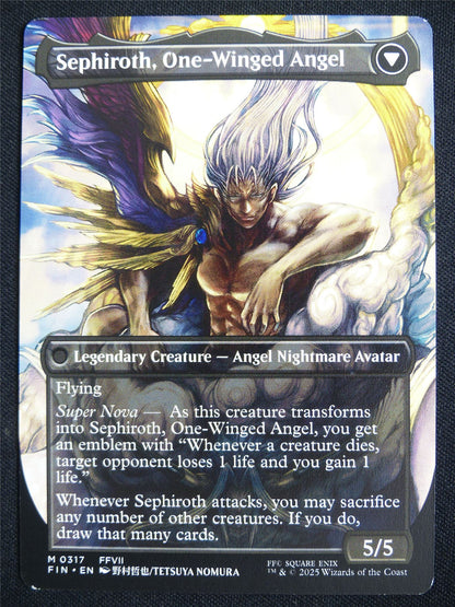Sephiroth Fabled SOLDIER Borderless - FIN - Mtg Card #3IR