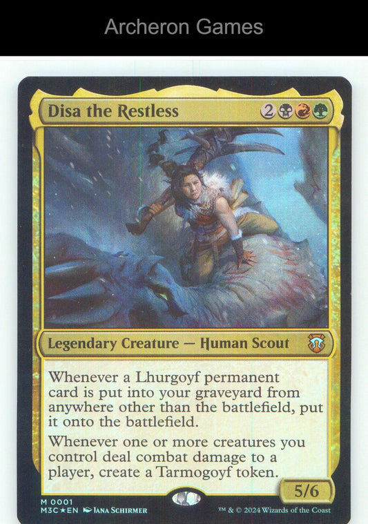 Disa the Restless 1 Mythic MTG Card NM/EX+ Foil