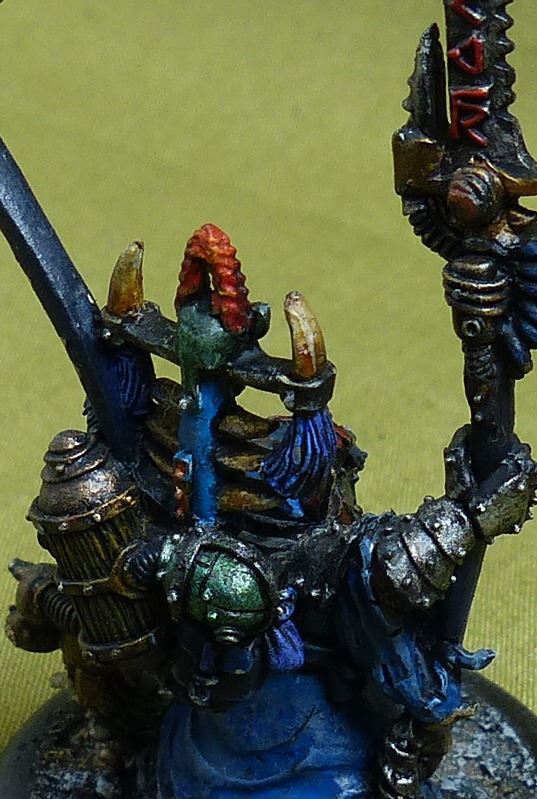 Classic Metal Ikit Claw Chief Warlock First Print painted OOP - Skaven - Warhammer AoS #53J