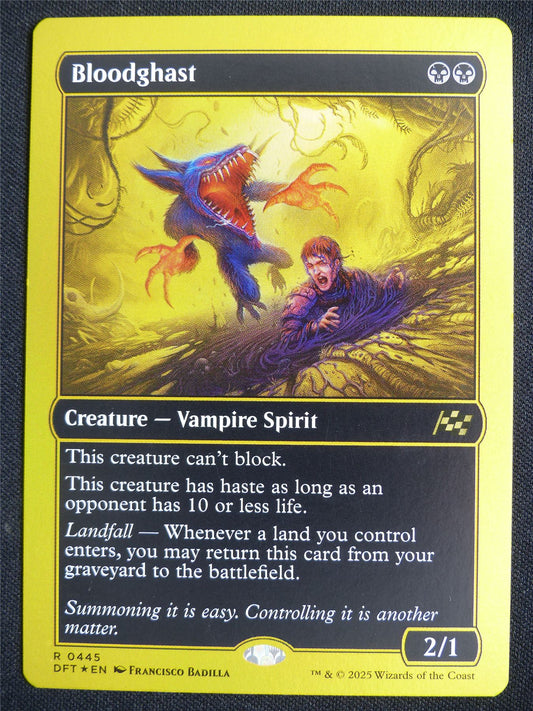 Bloodghast Showcase Foil - DFT - Mtg Card #3JU