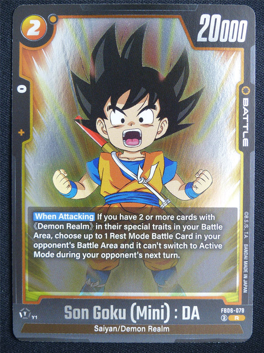 Son Goku Mini : DA FB06-079 Foil - Dragon Ball Super Card #5Q8
