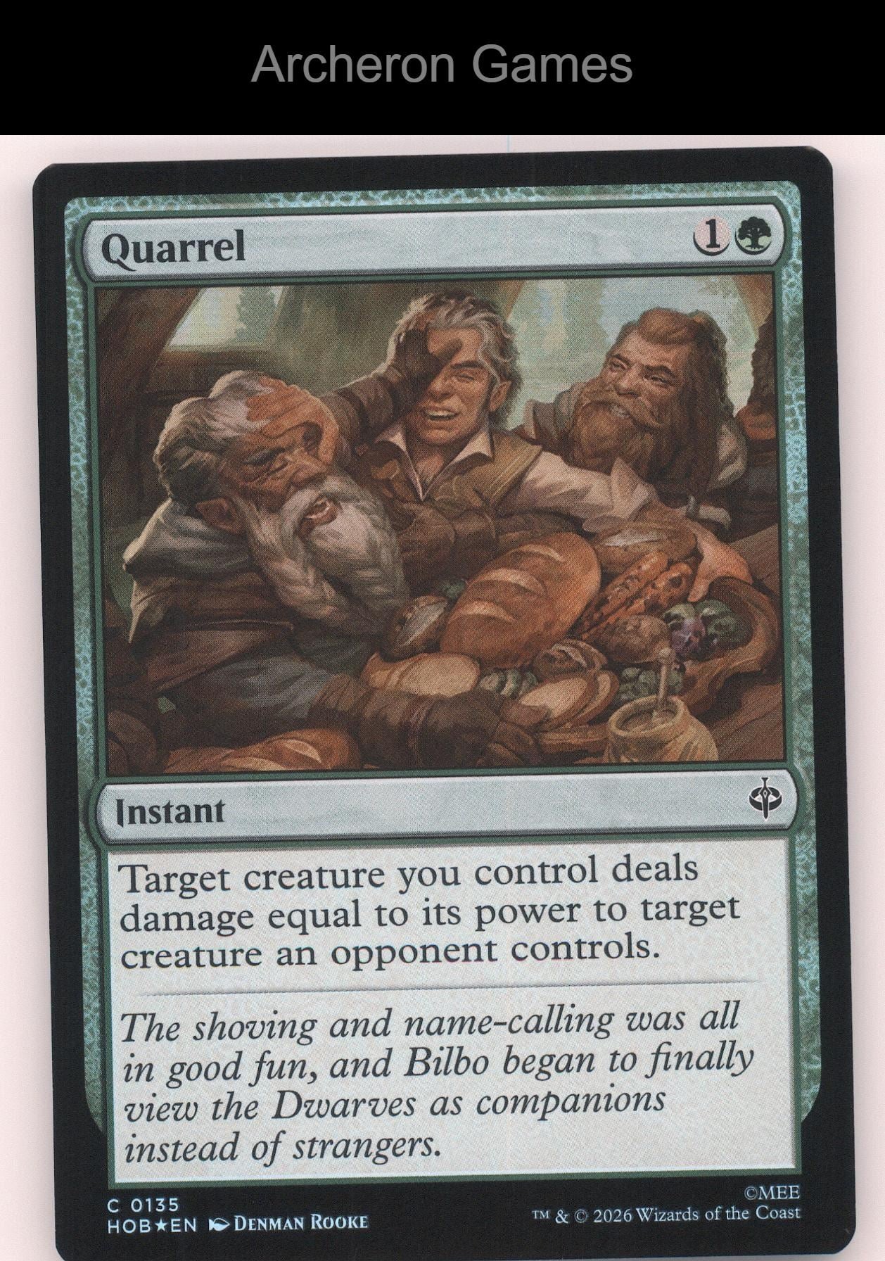 Quarrel HOB 135 C MTG Card The Hobbit