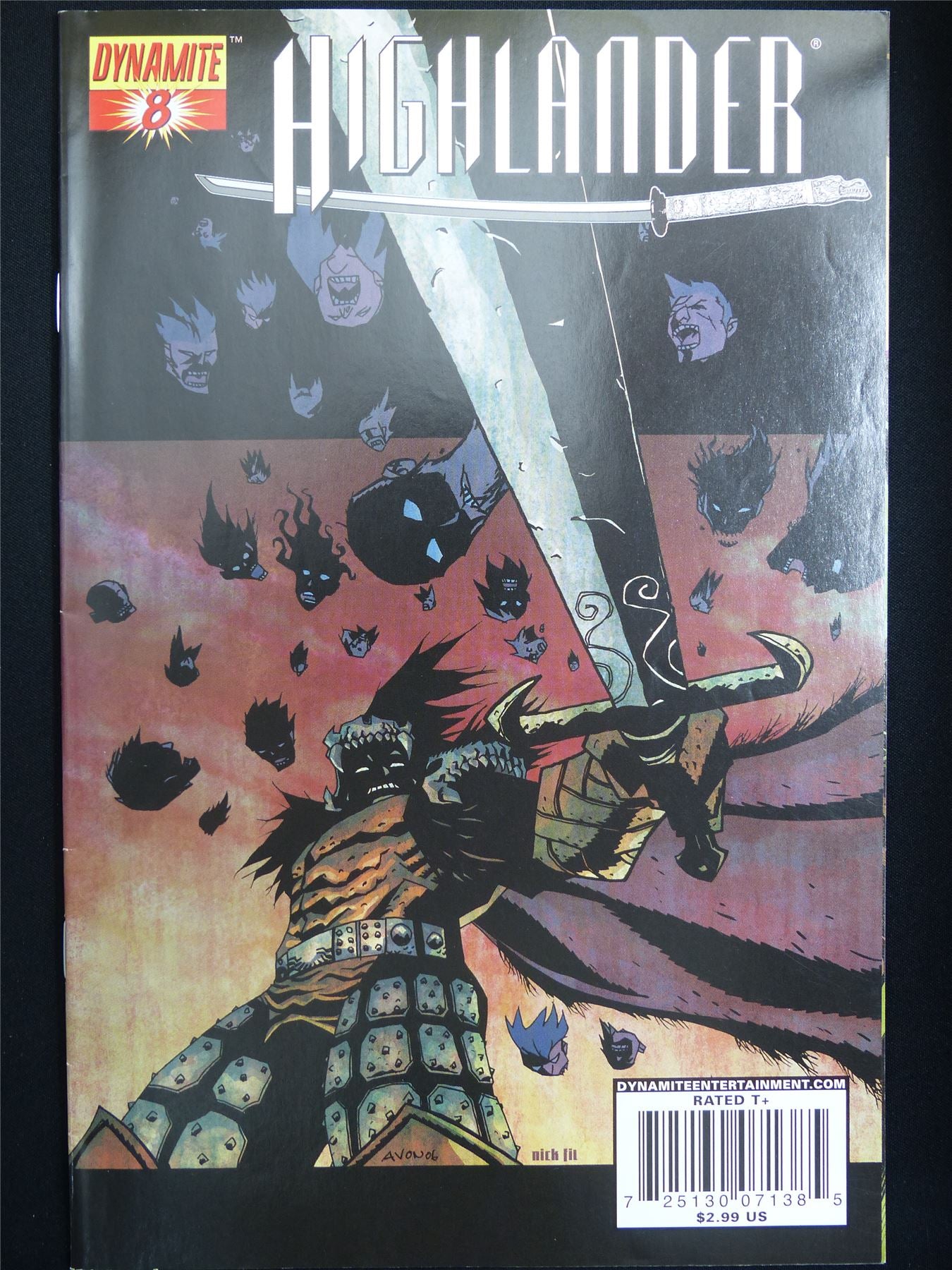 HIGHLANDER #8 - Dynamite Comic #3H6