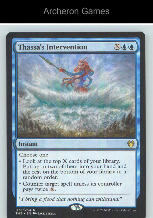 Thassa's Intervention THB 72 R MTG Card NM/EX+