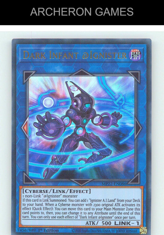 Dark Infant @Ignister Ultra Rare YUGIOH Card 1st Edition