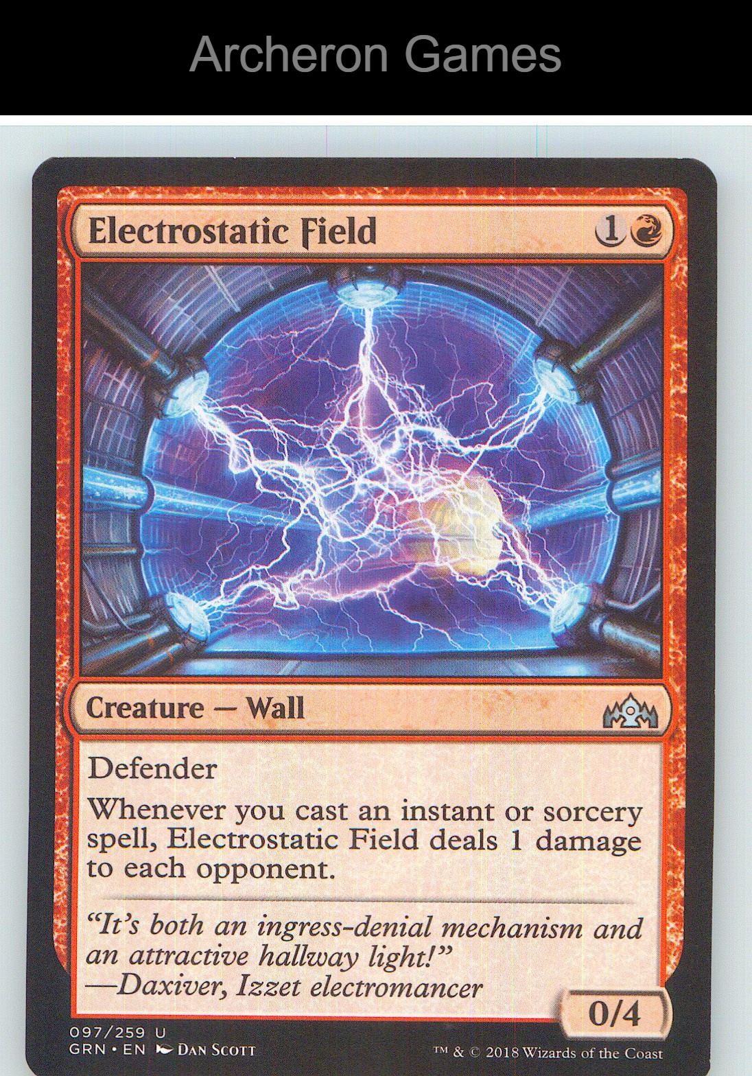 Electrostatic Field GRN 97 UC MTG Card NM/EX+