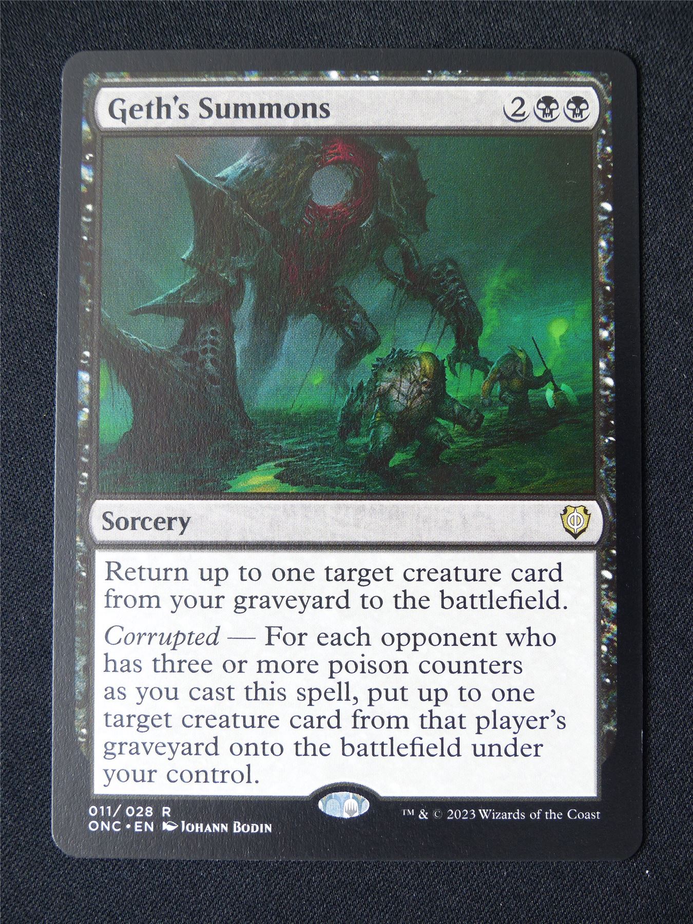 Geth's Summons - ONC - Mtg Card #4HV