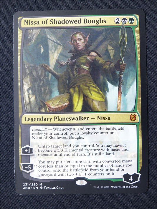 Nissa of Shadowed Boughs - ZNR - Mtg Card #NA