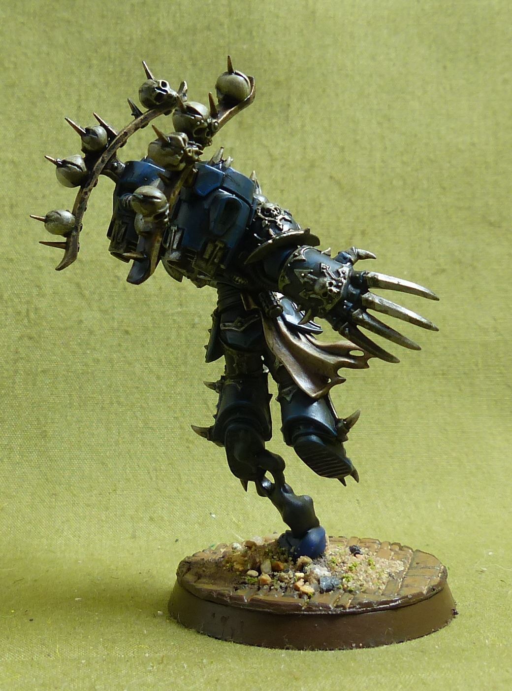 Chaos Lord with Jump Pack painted - Night Lords - Warhammer 40K #2NN