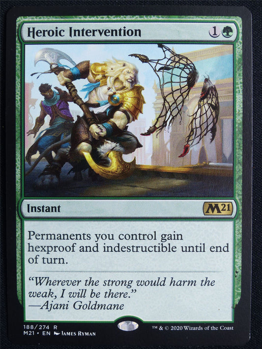 Heroic Intervention - M21 - Mtg Card #5LN