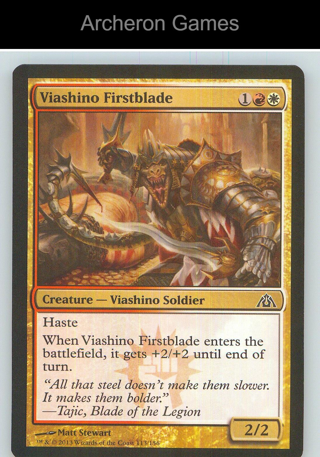Viashino Firstblade DGM 113 C MTG Card NM/EX+