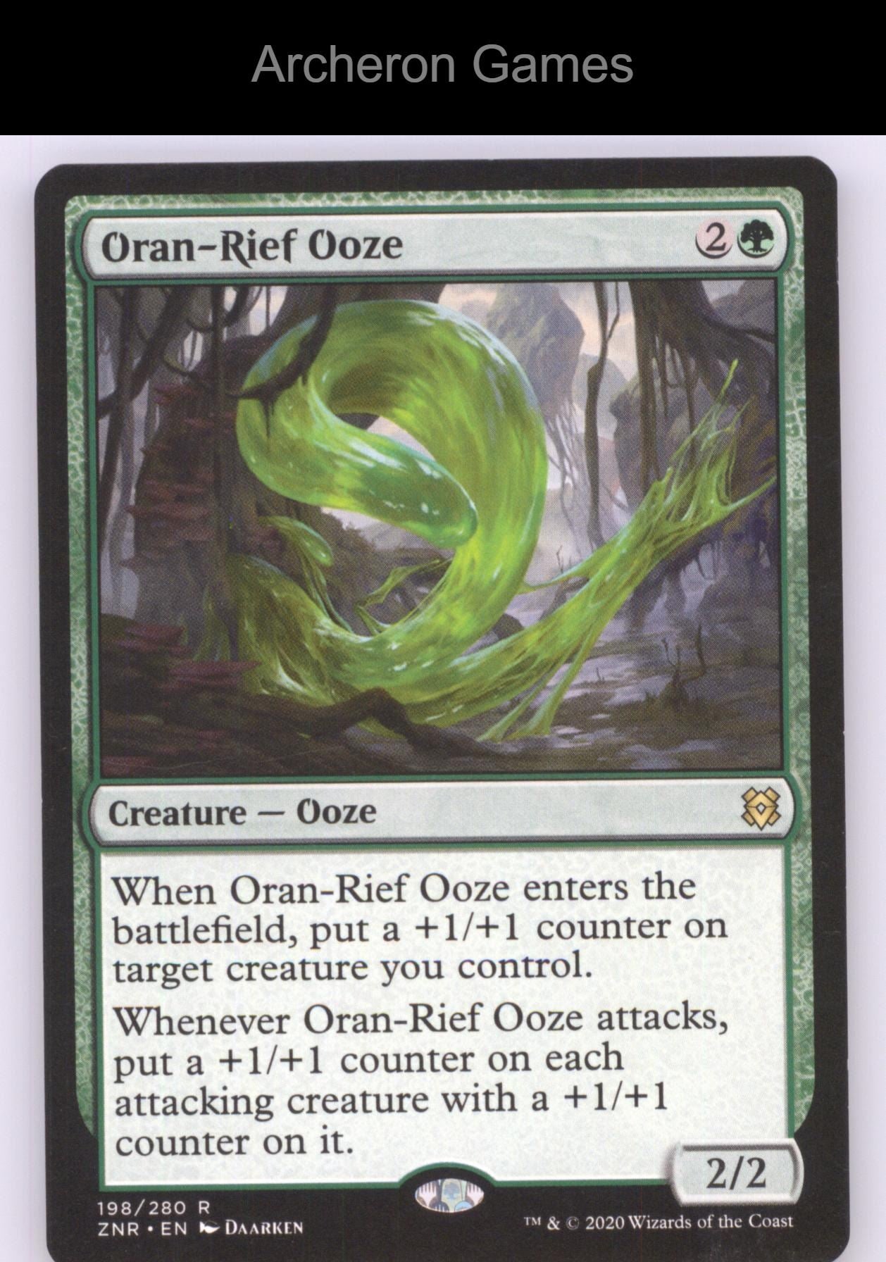 Oran-Rief Ooze 198 R MTG Card Promo Pack: Zendikar Rising