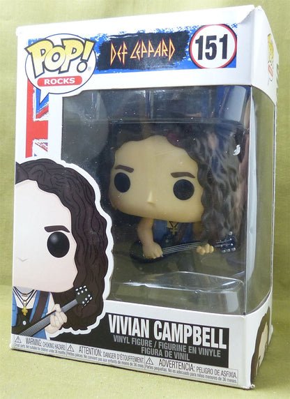 Vivian Campbell 151 - Def Lepard - Funko Pop! Figure #6AM