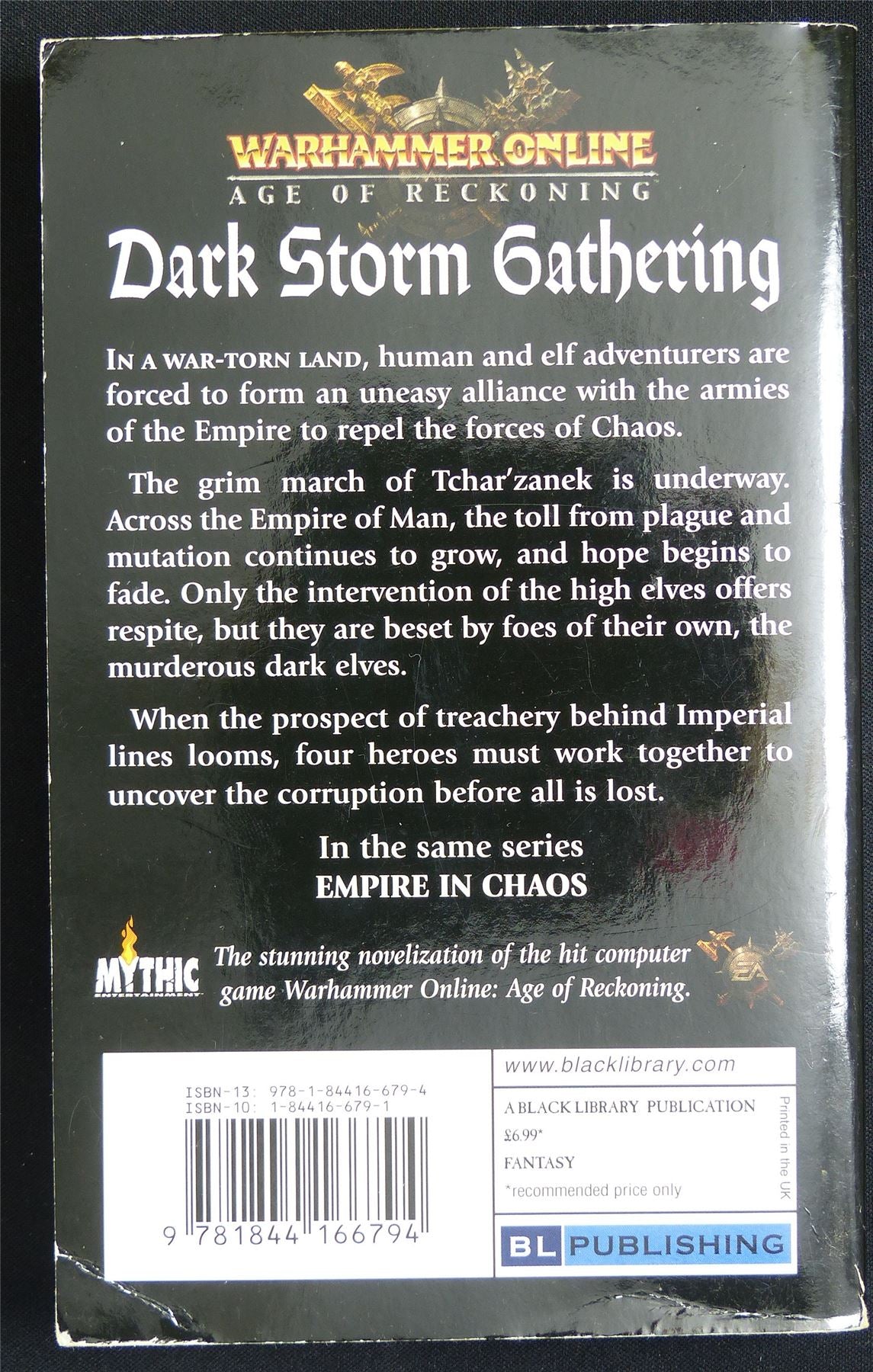 Age of Reckoning: Dark Storm Gathering - Warhammer Novel Softback #2L6