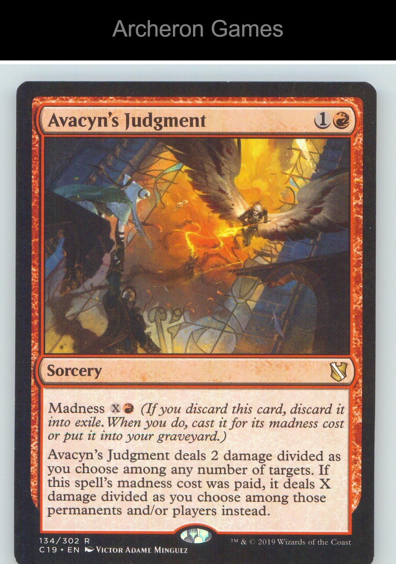 Avacyn's Judgment C19 134 R MTG Card NM/EX+