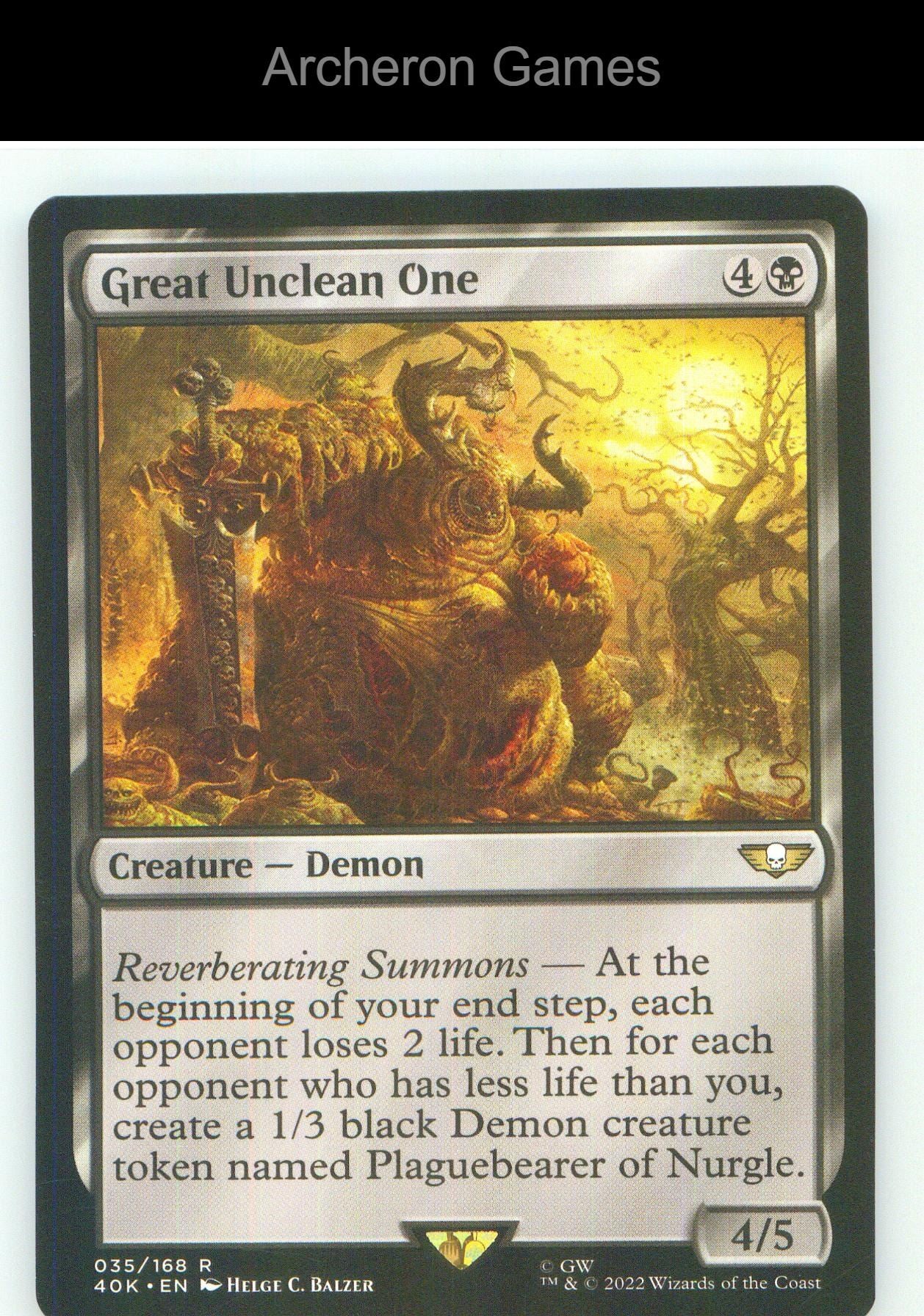 Great Unclean One 35 R MTG Card NM/EX+