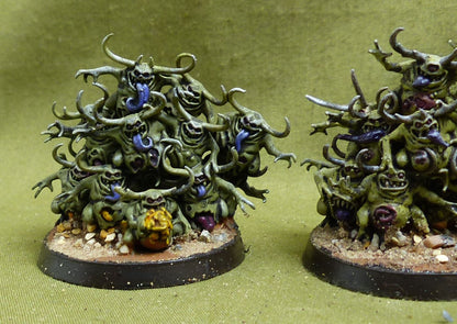 Nurglings painted - Chaos Daemons - Warhammer 40K #5C9