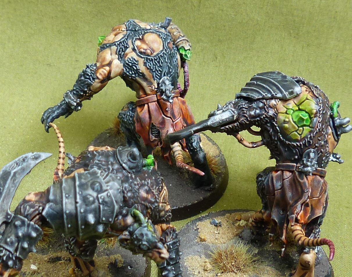 Rat Ogors painted - Skaven - Warhammer AoS #5SF