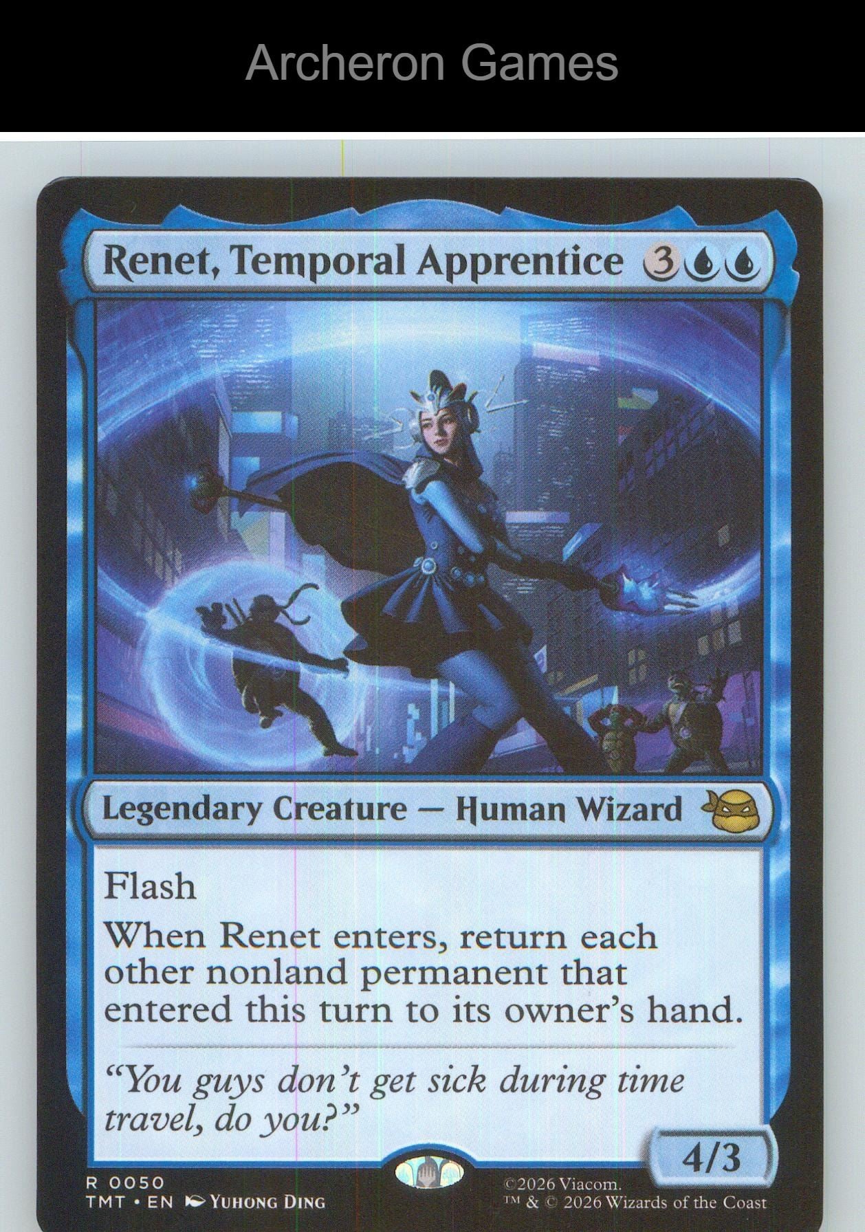 Renet, Temporal Apprentice TMT 0050 R MTG Card NM/EX+