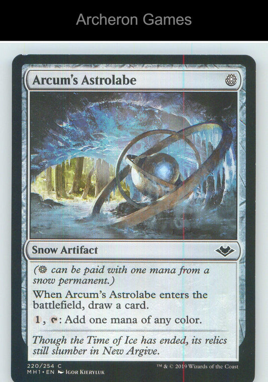 Arcum's Astrolabe MH1 220 C MTG Card NM/EX+