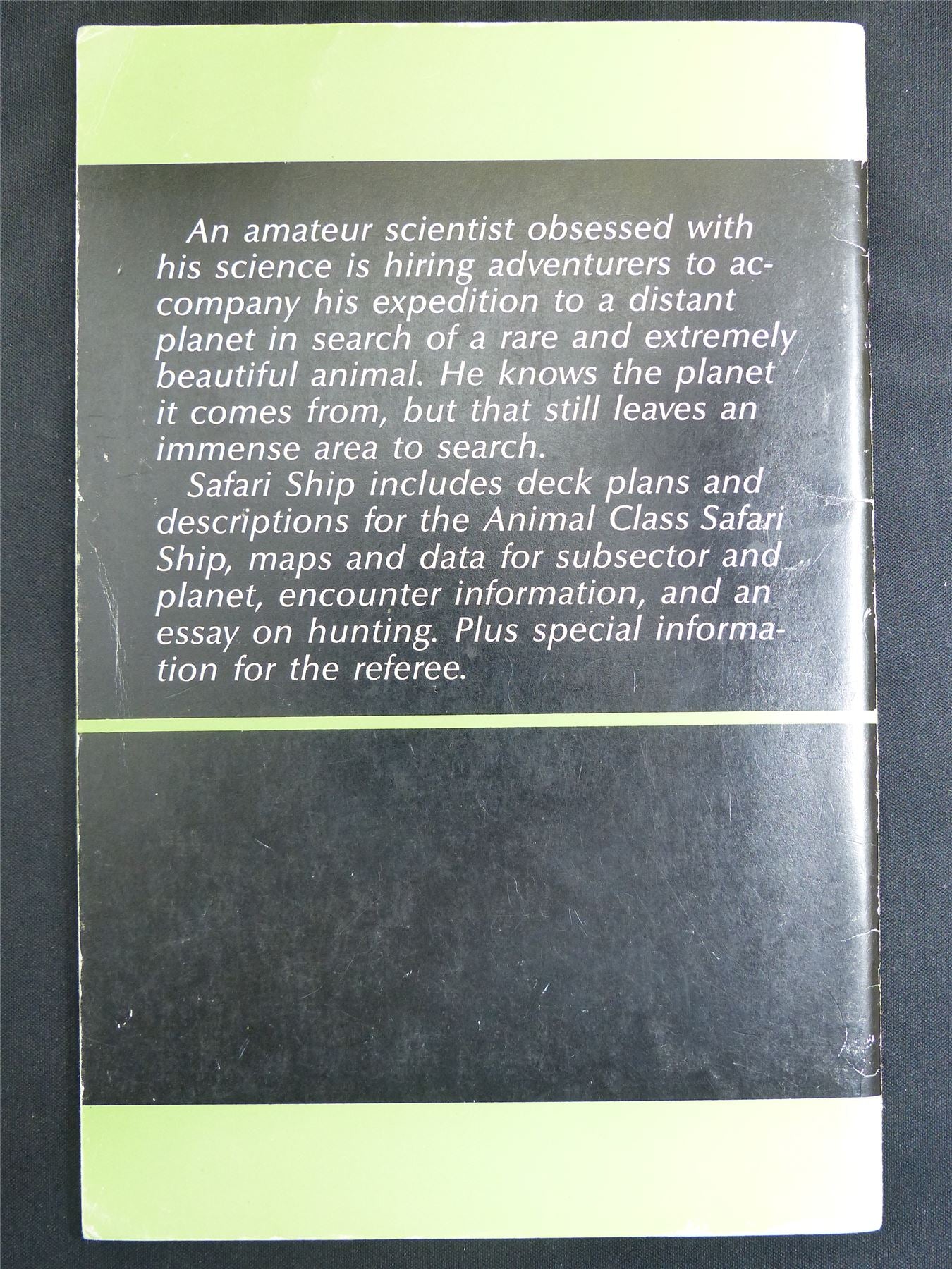 Traveller: Adventure 10 Safari Ship  - Roleplaying Booklet #2TC