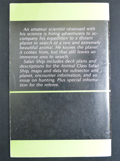 Traveller: Adventure 10 Safari Ship  - Roleplaying Booklet #2TC