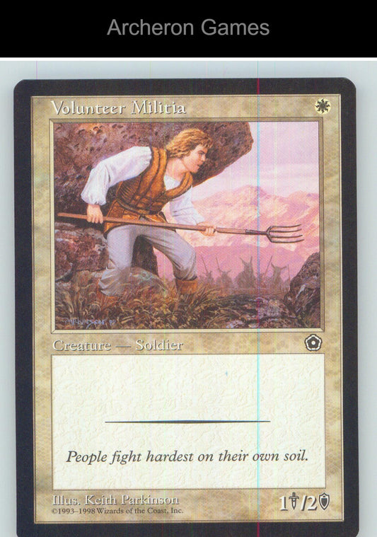 Volunteer Militia P02 C MTG Card NM/EX+