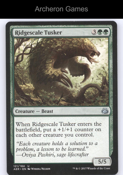 Ridgescale Tusker 121 UC MTG Card Aether Revolt