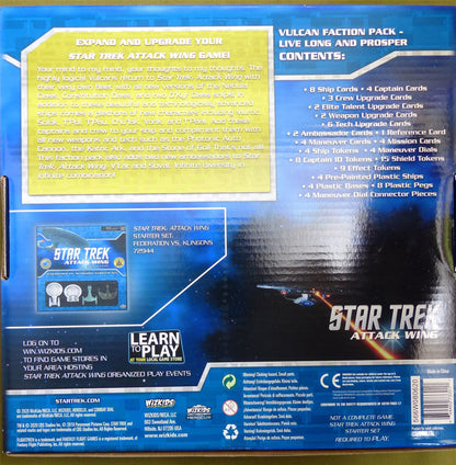 Star Trek Attack Wing: Vulcan Faction Pack: Live Long and Prosper - Miniatures Games #3AZ