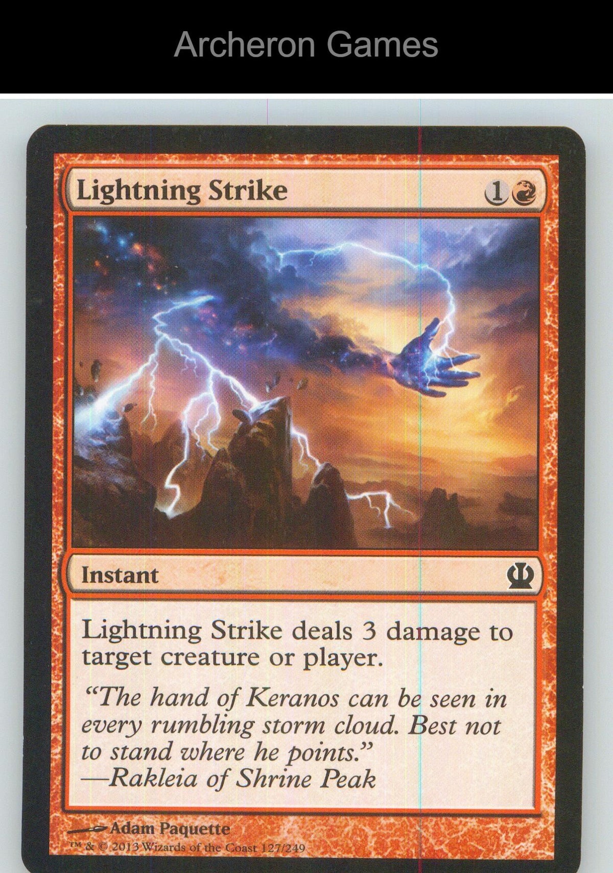 Lightning Strike THS 127 C MTG Card NM/EX+