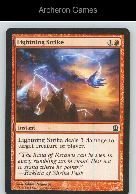 Lightning Strike THS 127 C MTG Card NM/EX+