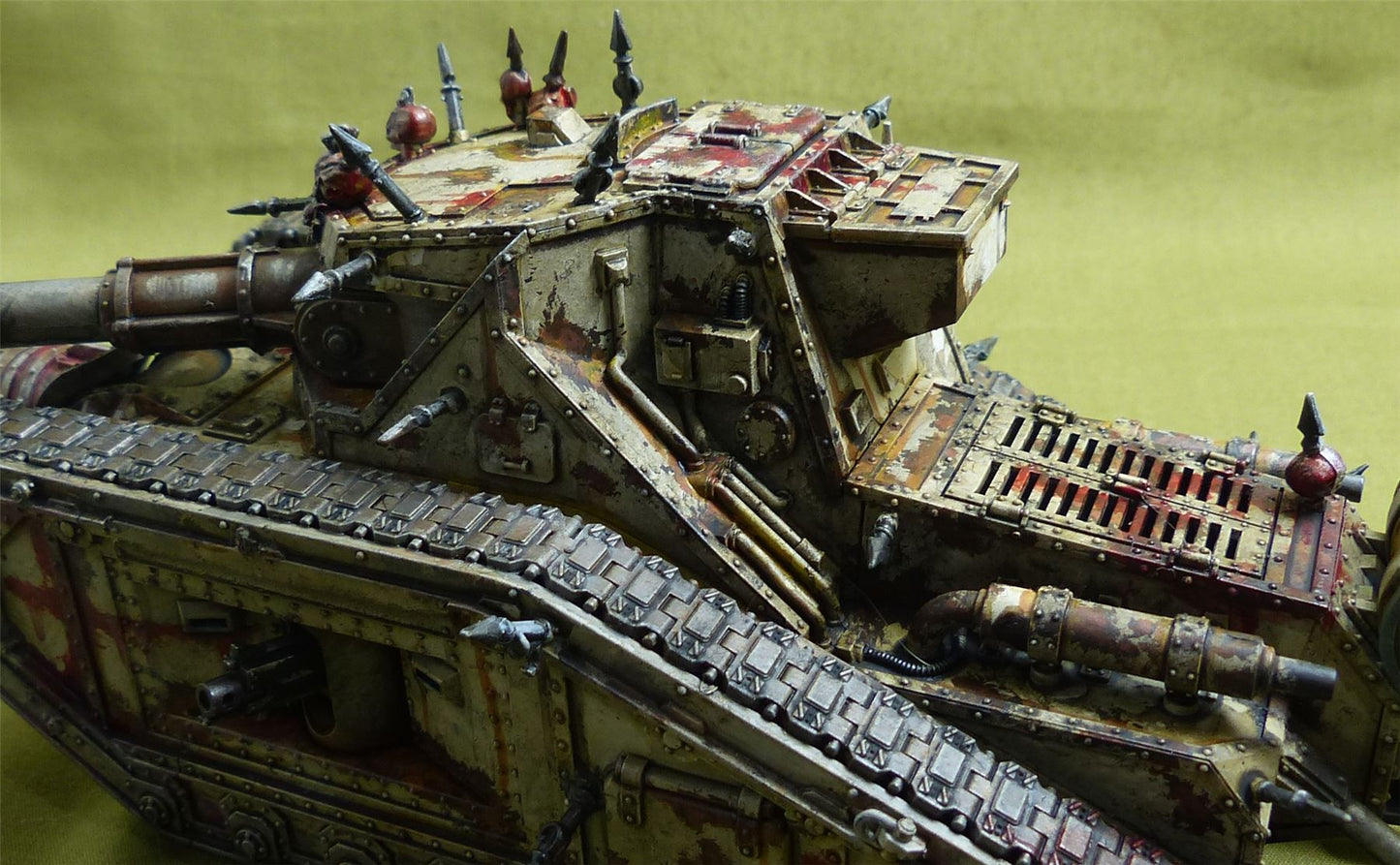Malcador Heavy Tank painted - Solar Auxilia - Warhammer Horus Heresy #4X0