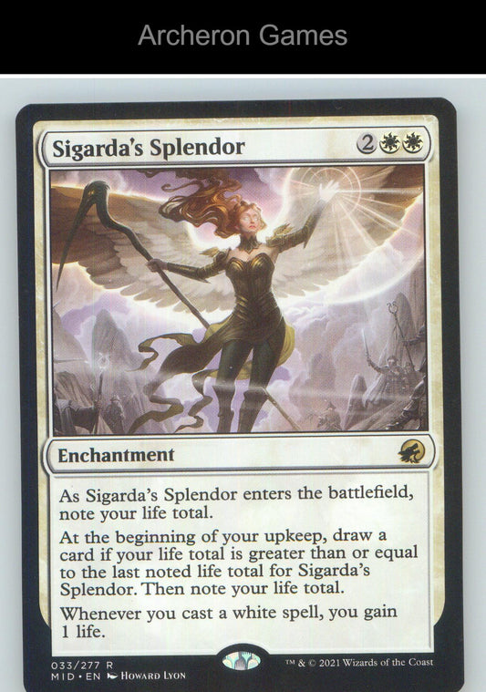 Sigarda's Splendor MID 33 R MTG Card NM/EX+