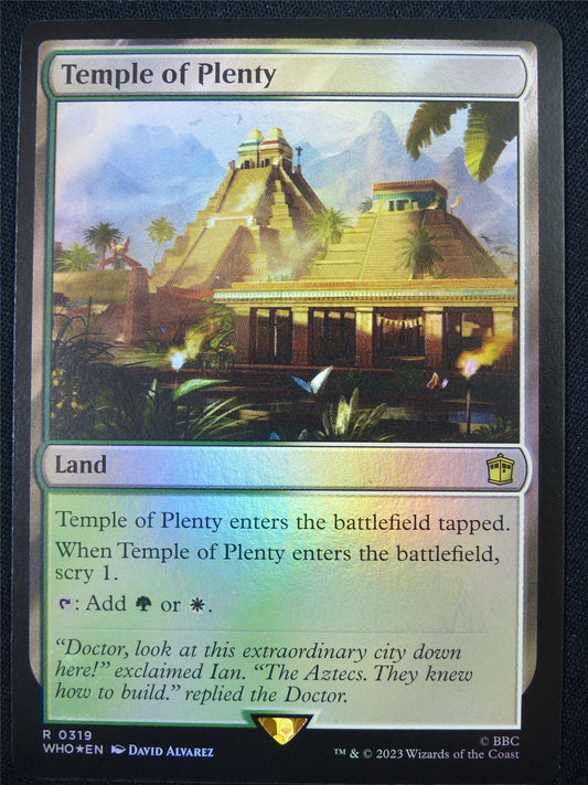 Temple of Plenty Foil - WHO - Mtg Card #CY