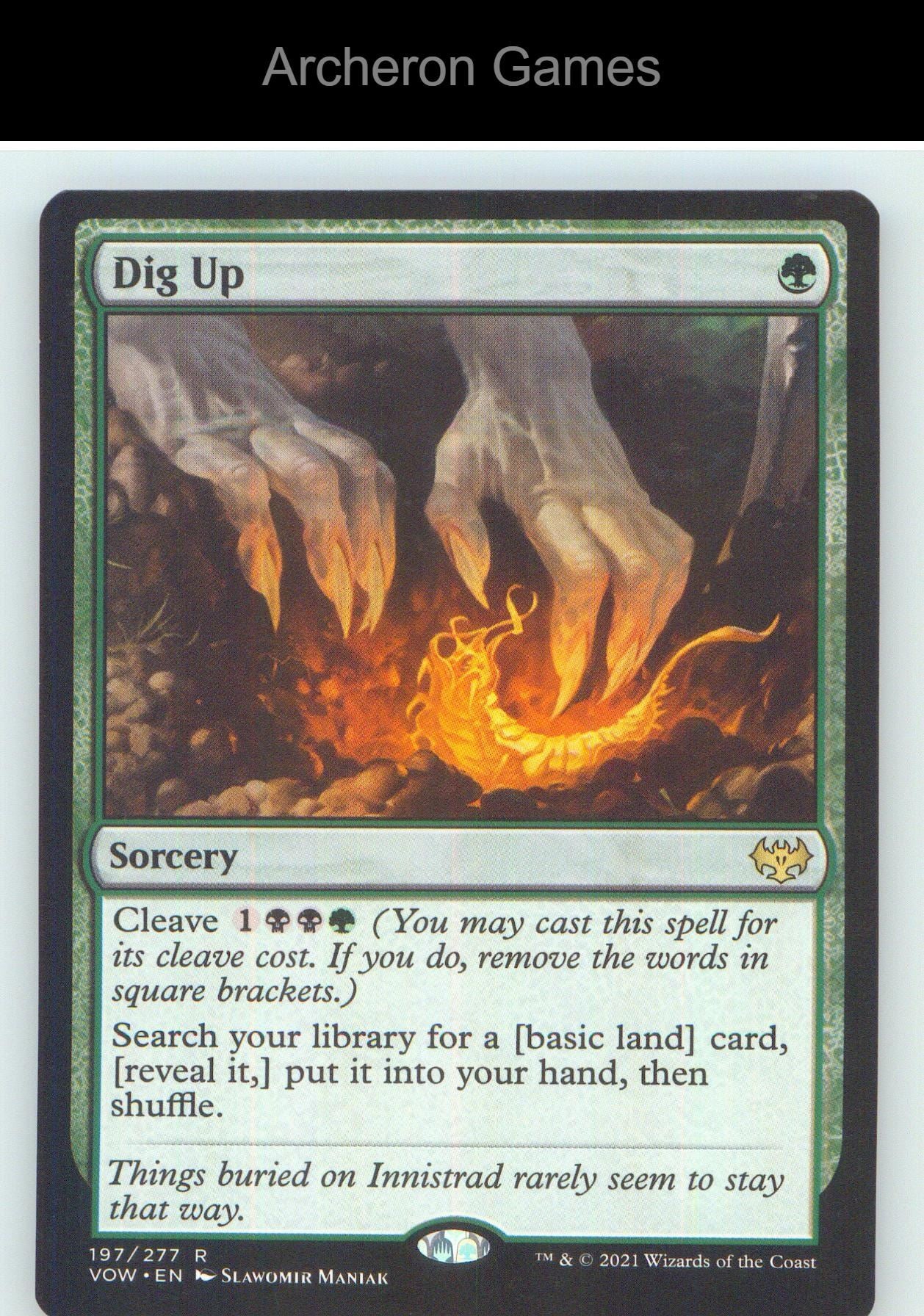 Dig Up VOW 197 R MTG Card NM/EX+