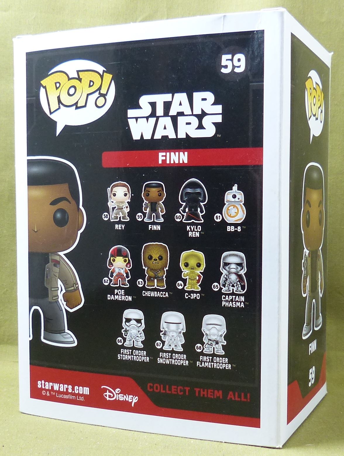 Finn 59 - Star Wars - Funko Pop! Figure #6AN